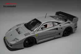 Tecnomodel - 1:18 Ferrari F40 LM 1996 Press Version Grigio Medio with Black Wheels