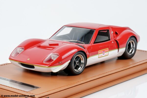 Tecnomodel - 1:18 Lotus 62 Gold Leaf Press Version Red 1969 - Limited Edition Resin Model with Display Case 14 Tecnomodel - 1:18 Lotus 62 Gold Leaf Press Version Red 1969 - Limited Edition Resin Model with Display Case