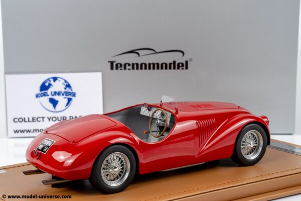 Tecnomodel - 1:18 Ferrari 125S 1947 Press Rosso Corsa - Limited Edition Resin Model 8 tecnomodel tm18 301a press version red resin model 6