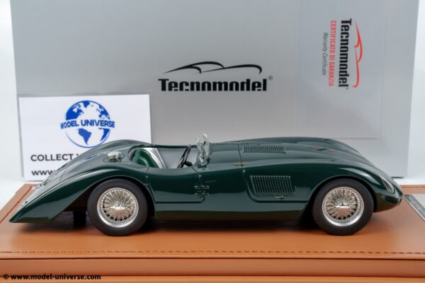 Tecnomodel - 1:18 Jaguar C-Type Long Tail Le Mans 1952 Press Version British Racing Green - Limited Edition Resin Model with Display Case 9 tecnomodel tm18 303a jaguar c type longtail press 5
