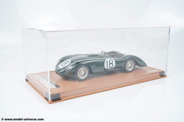 Tecnomodel - 1:18 Jaguar C-Type Long Tail No.18 24h Le Mans 1952 Tony Rolt, Duncan Hamilton - Limited Edition Resin Model with Display Case 11 Tecnomodel - 1:18 Jaguar C-Type Long Tail No.18 24h Le Mans 1952 Tony Rolt, Duncan Hamilton - Limited Edition Resin Model with Display Case