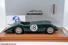 Tecnomodel - 1:18 Jaguar C-Type Long Tail No.18 24h Le Mans 1952 Tony Rolt, Duncan Hamilton - Limited Edition Resin Model with Display Case