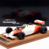 Tecnomodel - 1:18 McLaren MP4/1C Ayrton Senna 1983 Silverstone Test Drive No.7 with Driver Figure - Limited Edition Resin Model 8 Tecnomodel - 1:18 McLaren MP4/1C Ayrton Senna 1983 Silverstone Test Drive No.7 with Driver Figure - Limited Edition Resin Model