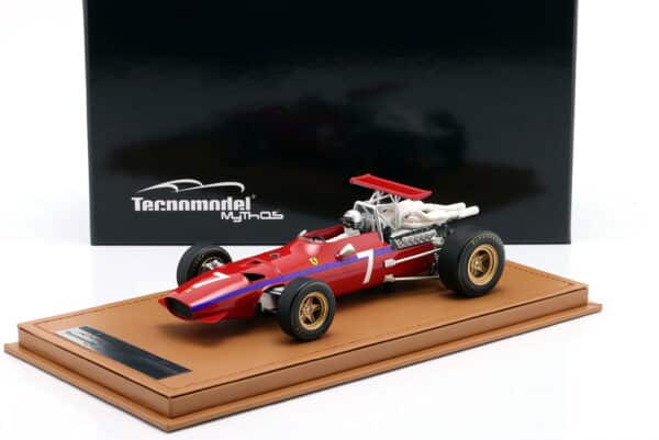 Tecnomodel - 1:18 Ferrari 312F1/68 Derek Bell Watkins Glen GP 1968 - Limited Edition Resin Model