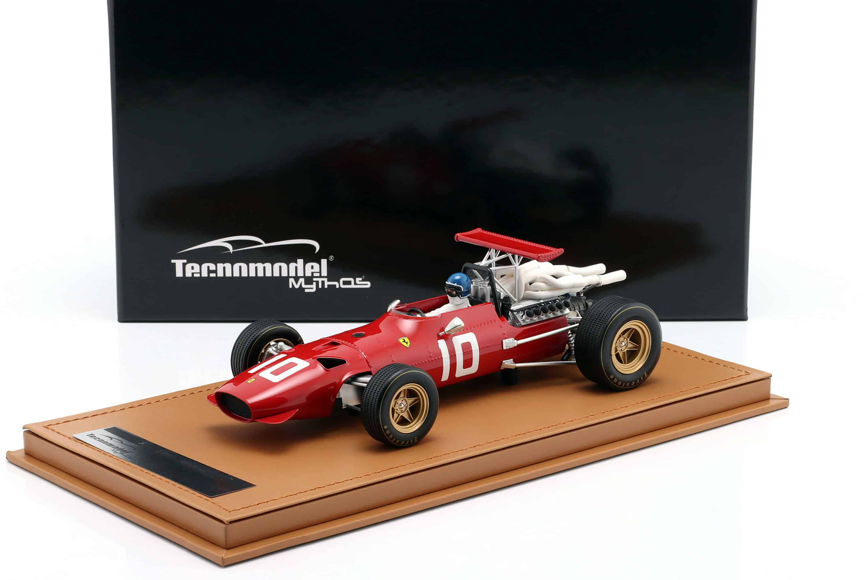 Tecnomodel - 1:18 Ferrari 312F1/68 Jacky Ickx Dutch GP 1968 - Limited Edition Resin Model