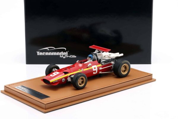 Tecnomodel - 1:18 Ferrari 312F1/68 Jacky Ickx Nurburgring GP 1968 - Limited Edition Resin Model