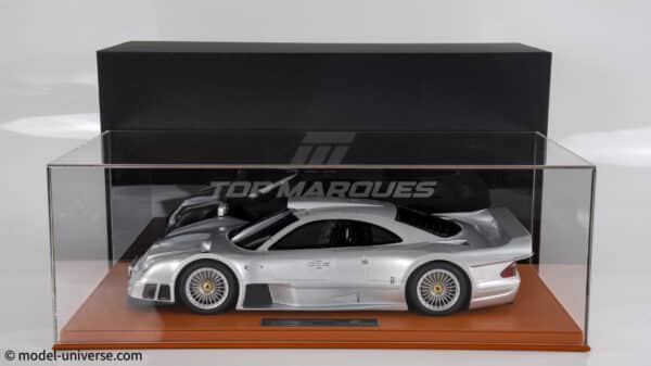 Top Marques - 1:12 Mercedes-Benz CLK GTR AMG Silver 1988 - Limited Edition Resin Model
