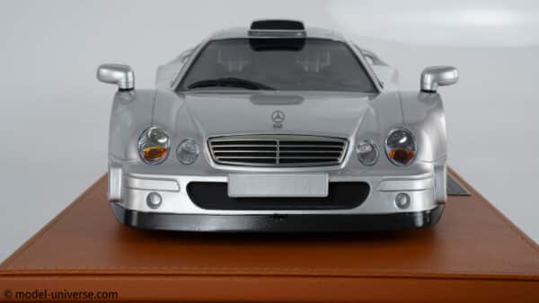 Top Marques - 1:12 Mercedes-Benz CLK GTR AMG Silver 1988 - Limited Edition Resin Model