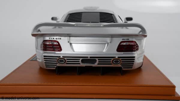 Top Marques - 1:12 Mercedes-Benz CLK GTR AMG Silver 1988 - Limited Edition Resin Model