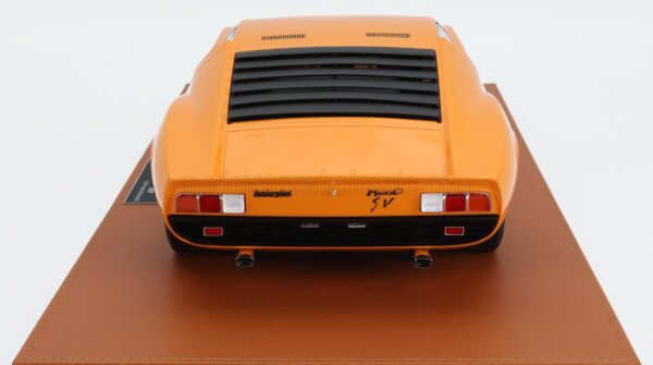 1:12 Lamborghini Miura P400 SV 1971 Arancio Orange - Limited Edition Resin Model - Top Marques