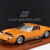 1:12 Lamborghini Miura P400 SV 1971 Arancio Orange - Limited Edition Resin Model - Top Marques