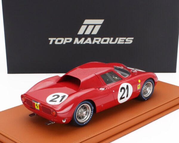 Top Marques - 1:18 Ferrari 250LM Team NART No.21 Winner 24h Le Mans 1965 J.Rindt, M.Gregory - Limited Edition Resin Model