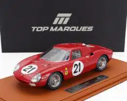 Top Marques - 1:18 Ferrari 250LM Team NART No.21 Winner 24h Le Mans 1965 J.Rindt, M.Gregory - Limited Edition Resin Model