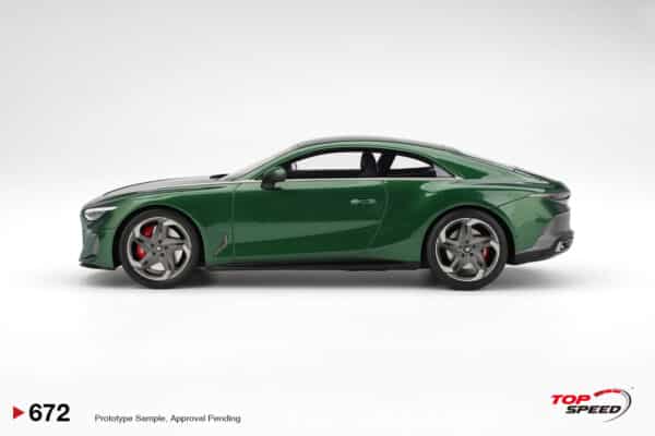 Top Speed 1:18 Bentley Batur Scarab Coach Built by Mulliner 2023 (TS0672) Resin Model 8 Top Speed 1:18 scale diecast model of the Bentley Batur in Scarab Green TS0672 - Image 06