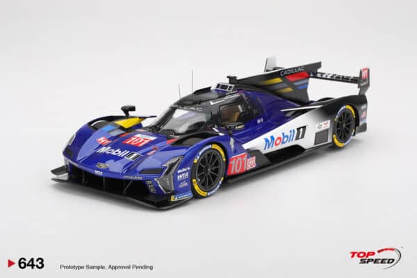 Top Speed 1:18 scale diecast model of the Cadillac V-Series.R #101 Wayne Taylor Racing 2025 Le Mans 24 Hours TS0643 - Image 01
