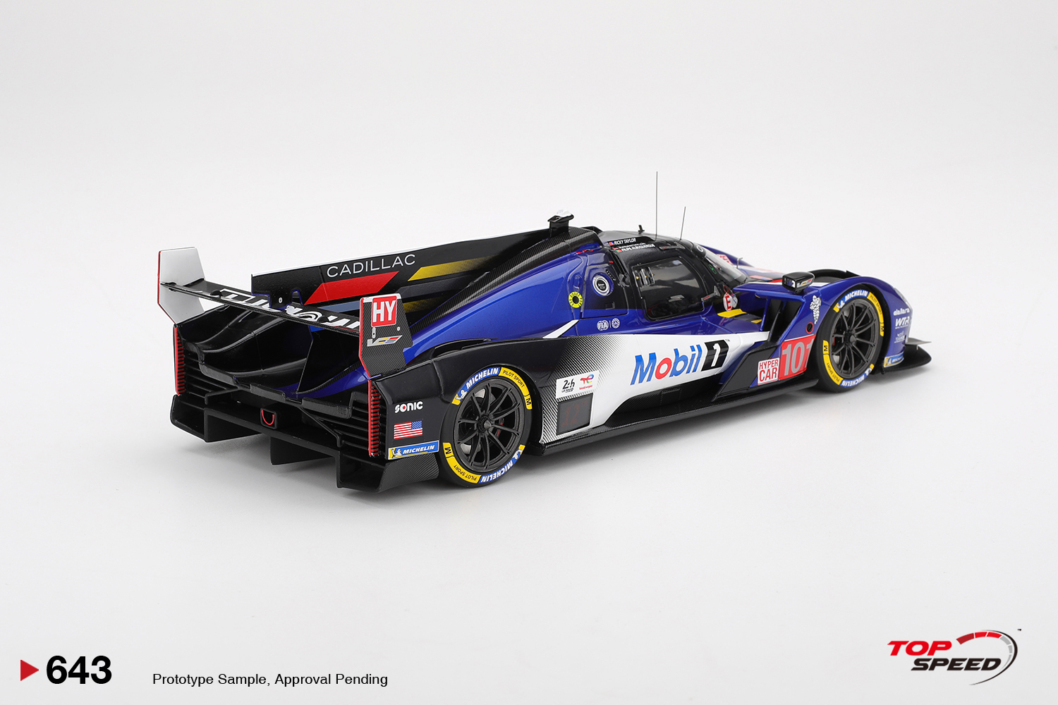 Top Speed 1:18 Cadillac V-Series.R No.101 24h Le Mans 2025 (TS0643) Resin Model 2 Top Speed 1:18 scale diecast model of the Cadillac V-Series.R #101 Wayne Taylor Racing 2025 Le Mans 24 Hours TS0643 - Image 02