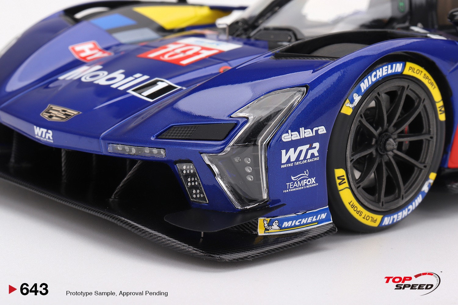 Top Speed 1:18 Cadillac V-Series.R No.101 24h Le Mans 2025 (TS0643) Resin Model 4 Top Speed 1:18 scale diecast model of the Cadillac V-Series.R #101 Wayne Taylor Racing 2025 Le Mans 24 Hours TS0643 - Image 04