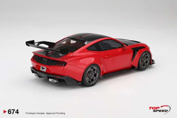 Alternative view of Top Speed 1:18 Ford Mustang GTD Race Red (TS0674) Limited Edition Resin Model