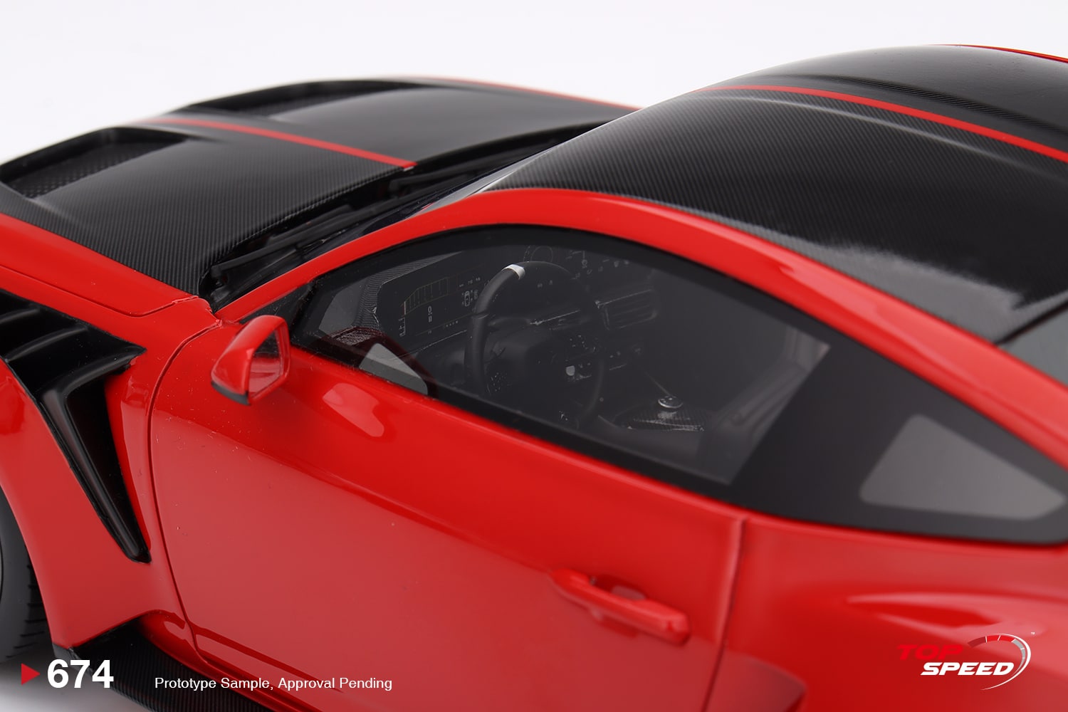 Top Speed 1:18 Ford Mustang GTD Race Red (TS0674) Limited Edition Resin Model 5 Top Speed 1:18 Ford Mustang GTD Race Red (TS0674) Limited Edition Resin Model - Image 5