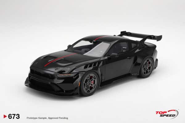 Top Speed 1:18 Ford Mustang GTD Shadow Black (TS0673) Limited Edition Resin Model