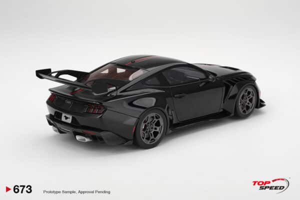Alternative view of Top Speed 1:18 Ford Mustang GTD Shadow Black (TS0673) Limited Edition Resin Model