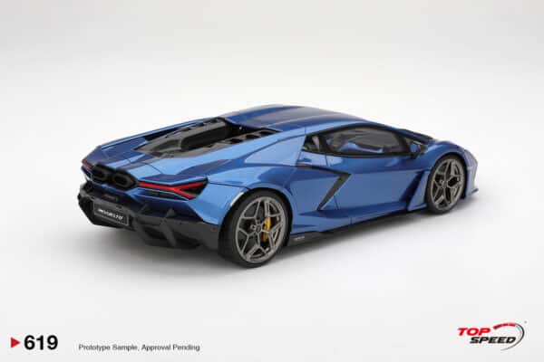 Alternative view of Top Speed 1:18 Lamborghini Revuelto Blu Eleos (TS0619) Limited Edition Resin Model