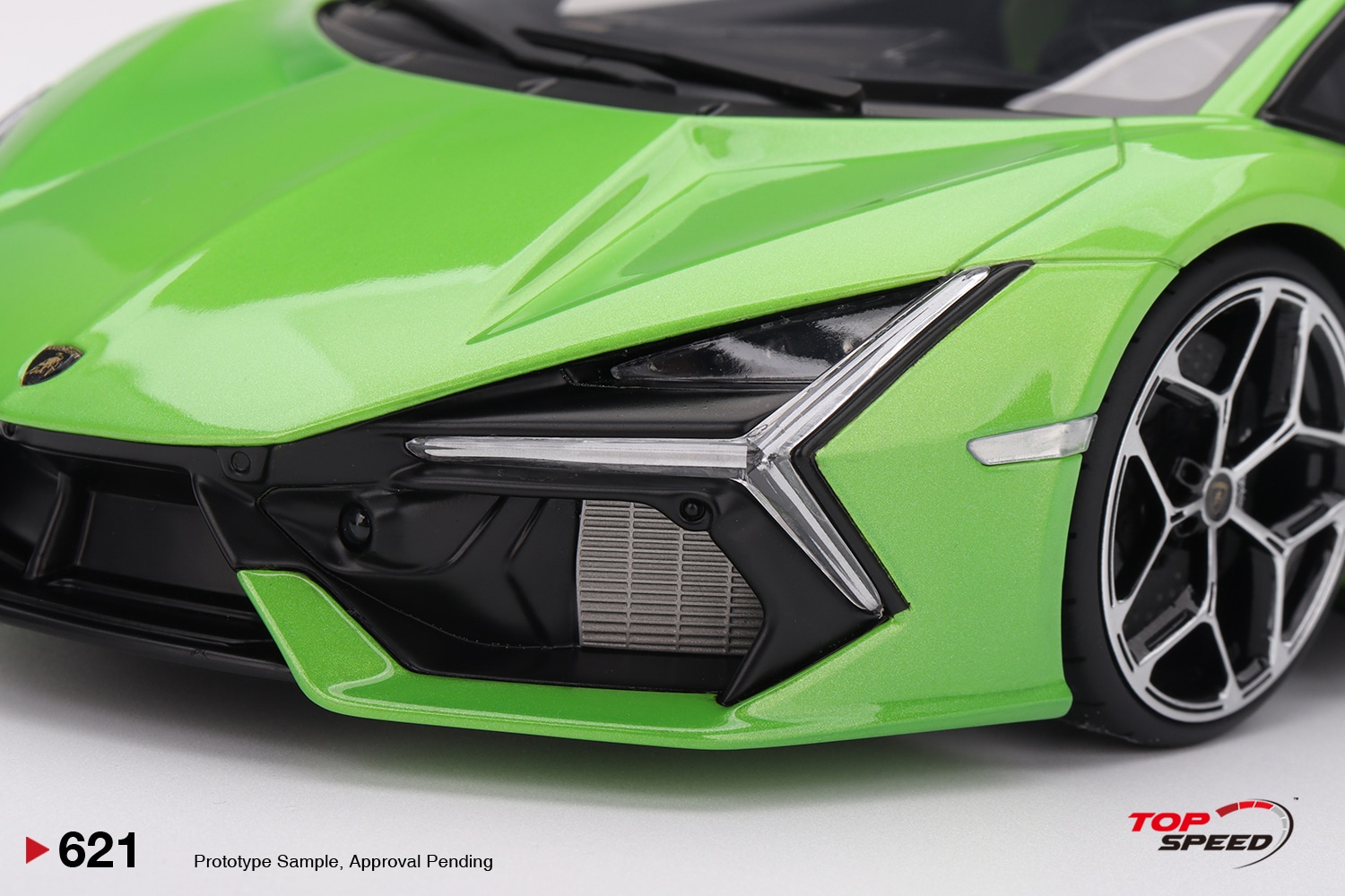 Top Speed 1:18 Lamborghini Revuelto Verde Selvans (TS0621) Limited Edition Resin Model 4 Top Speed 1:18 Lamborghini Revuelto Verde Selvans (TS0621) Limited Edition Resin Model - Image 4