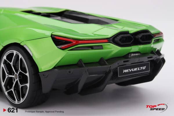 Top Speed 1:18 Lamborghini Revuelto Verde Selvans (TS0621) Limited Edition Resin Model 11 Top Speed 1:18 Lamborghini Revuelto Verde Selvans (TS0621) Limited Edition Resin Model