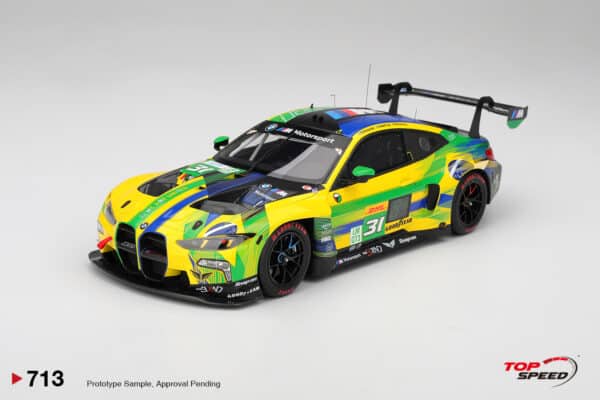 Top Speed 1:18 TS0713 BMW M4 GT3 EVO #31 The Bend Team WRT 2025 WEC Sao Paulo Resin Model
