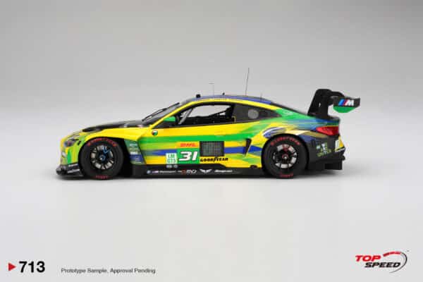 Top Speed 1:18 BMW M4 GT3 EVO No.31 Ebrahim/Farfus/Shahin 29th WEC Sao Paulo 6 Hrs 2025 (TS0713) - Resin Model 8 Top Speed 1:18 TS0713 BMW M4 GT3 EVO #31 The Bend Team WRT 2025 WEC Sao Paulo Resin Model