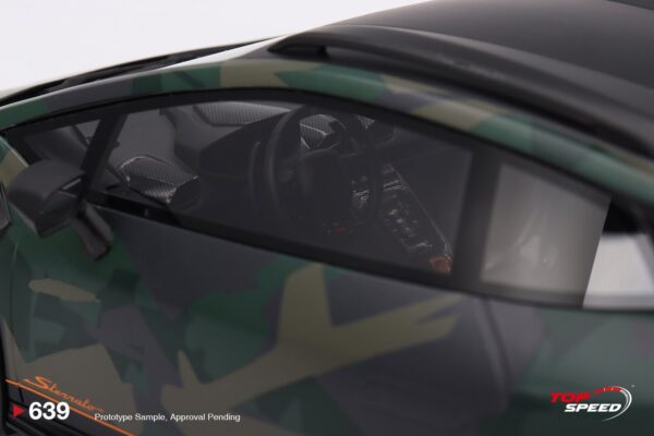 Top Speed 1:18 Lamborghini Huracan Sterrato All-Terrain Bosco (TS0639) Resin Model 11 Top Speed 1:18 Lamborghini Huracán Sterrato All-Terrain Bosco (TS0639) resin model – interior detail