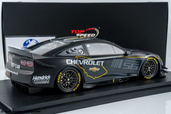 Top Speed - 1:18 Chevrolet Camaro ZL1 Nascar Next Gen Garage 56 No.24 Hendrick Motorsports Test Car - Resin Model 10 Top Speed - 1:18 Chevrolet Camaro ZL1 Nascar Next Gen Garage 56 No.24 Hendrick Motorsports Test Car - Resin Model