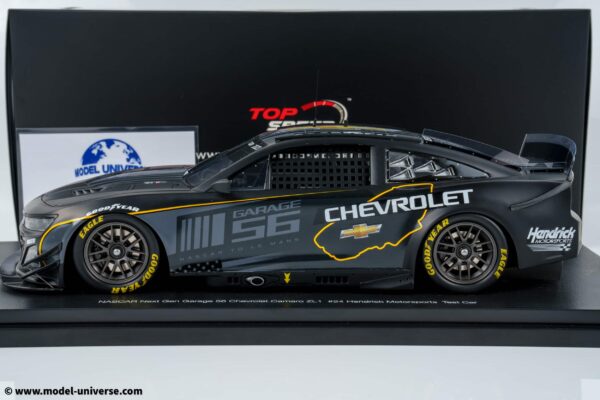 Top Speed - 1:18 Chevrolet Camaro ZL1 Nascar Next Gen Garage 56 No.24 Hendrick Motorsports Test Car - Resin Model 11 Top Speed - 1:18 Chevrolet Camaro ZL1 Nascar Next Gen Garage 56 No.24 Hendrick Motorsports Test Car - Resin Model