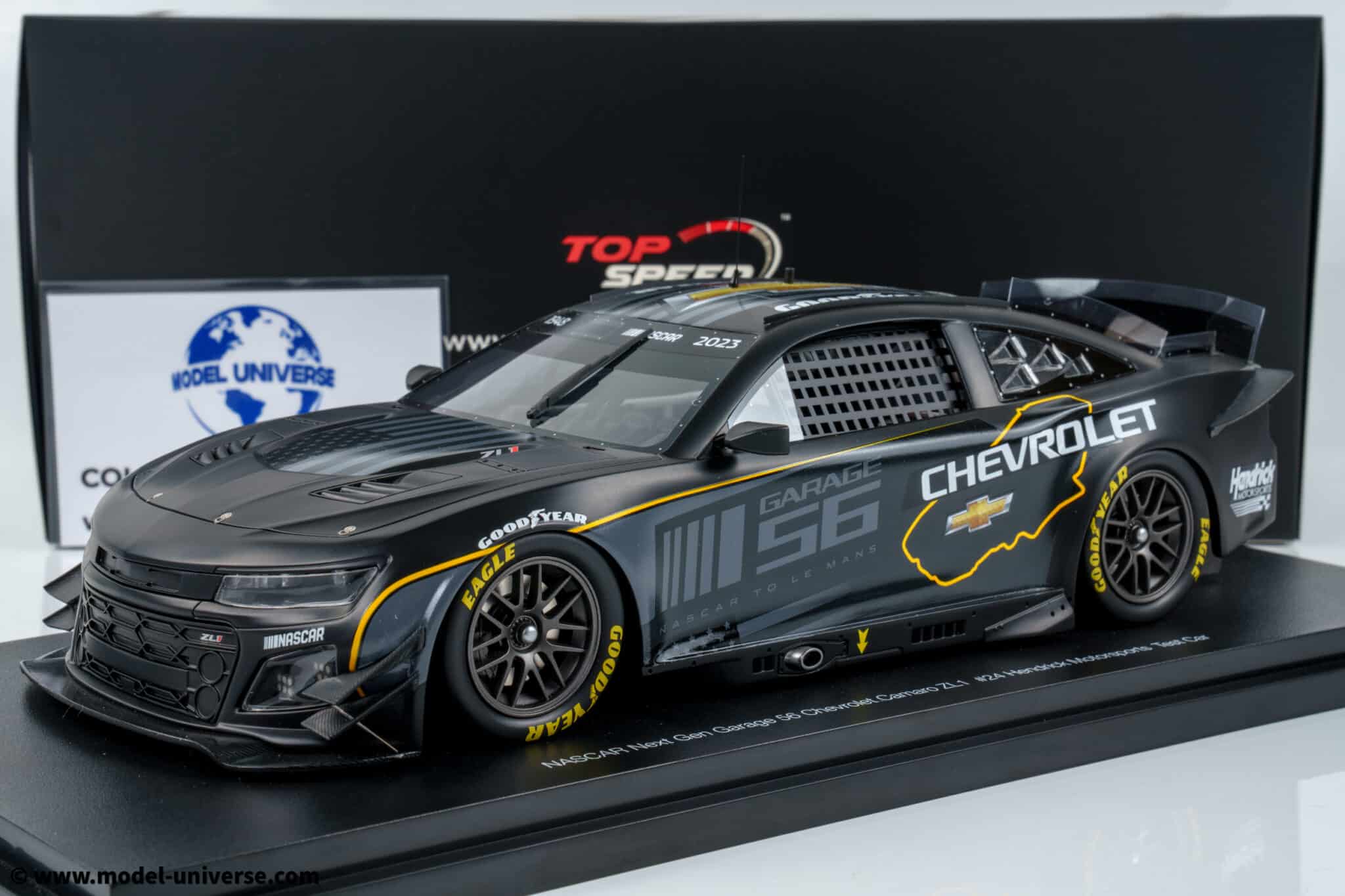 Top Speed - 1:18 Chevrolet Camaro ZL1 Nascar Next Gen Garage 56 No.24 ...