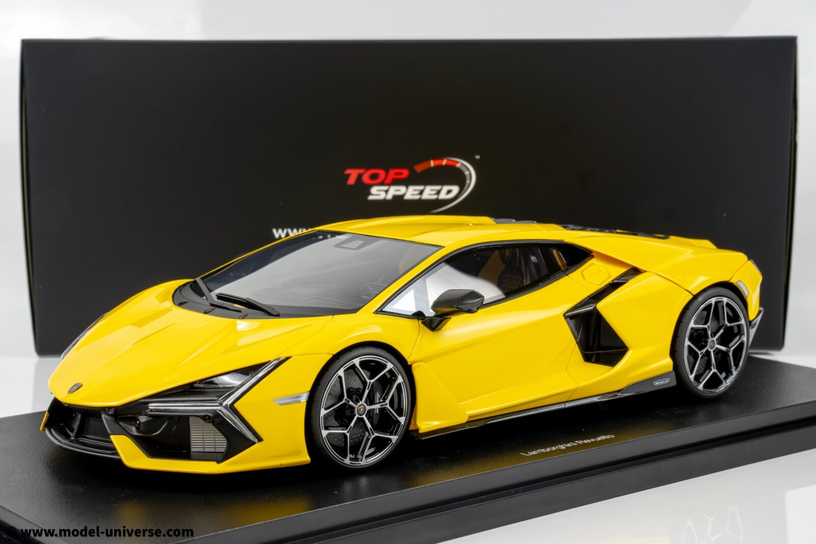New Top Speed 1:18 Resin Models Announced for September 2025 2 top speed TS0620 lamborghini revuelto yellow resin model 10