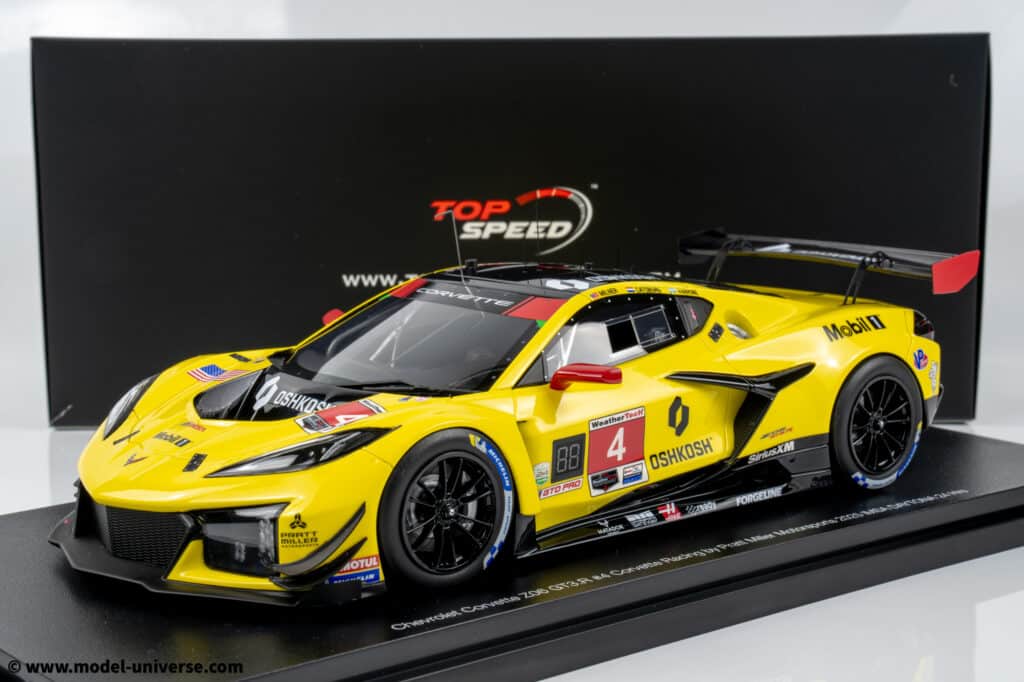 New Top Speed 1:18 Resin Models Announced for September 2025 6 Top Speed - 1:18 Chevrolet Corvette Z06 GT3.R No.4 Daytona 24h 2025 - Limited Edition Resin Model