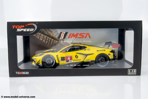 Top Speed - 1:18 Chevrolet Corvette Z06 GT3.R No.4 Daytona 24h 2025 - Limited Edition Resin Model 14 Top Speed - 1:18 Chevrolet Corvette Z06 GT3.R No.4 Daytona 24h 2025 - Limited Edition Resin Model