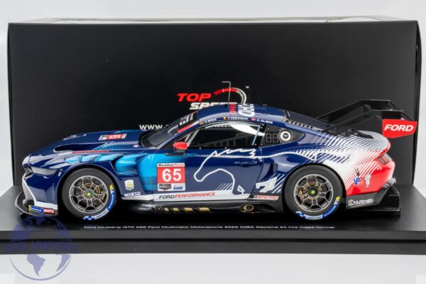 Top Speed - 1:18 Ford Mustang GT3 No.65 Multimatic 2025 24h Daytona Class Winner - Resin Model 6 top speed TS0641 ford mustang winner daytona 2025 2