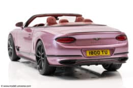 Top Speed - 1:18 Bentley Continental GT Convertible Passion Pink - Limited Edition Resin Model