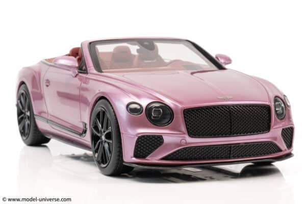 Top Speed - 1:18 Bentley Continental GT Convertible Passion Pink - Limited Edition Resin Model