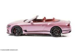 Top Speed - 1:18 Bentley Continental GT Convertible Passion Pink - Limited Edition Resin Model