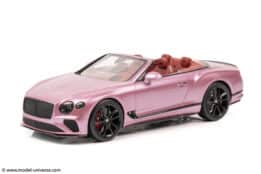 Top Speed - 1:18 Bentley Continental GT Convertible Passion Pink - Limited Edition Resin Model