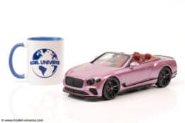 Top Speed - 1:18 Bentley Continental GT Convertible Passion Pink - Limited Edition Resin Model