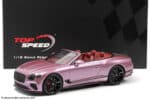 Top Speed - 1:18 Bentley Continental GT Convertible Passion Pink - Limited Edition Resin Model
