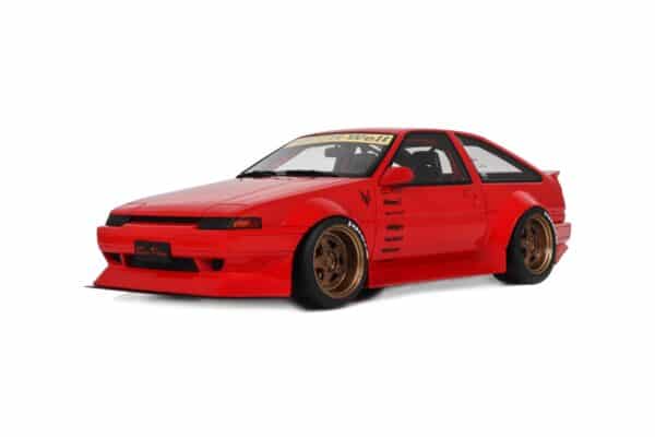 Otto Mobile 1:18 Toyota AE86 Sprinter Trueno Widebody Rosso Corsa 1986 Limited Edition Resin Model