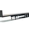 Solido - 1:24 Transporter Trailer Flatbed Black / Brown - Diecast Model by Solido