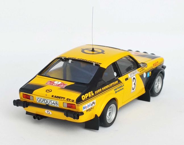 Trofeu - 1:43 Opel Kadett GT/E #3 Monte Carlo Rally 1976 Hannu Mikkola/Claes Billstam (Resin)