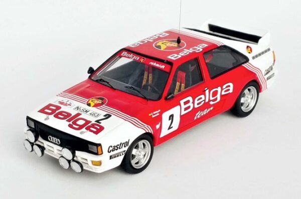 Trofeu - 1:43 Audi Quattro 1st Bouces de Spa 1985 Bjorn Waldegaard/Hans Thorszelius