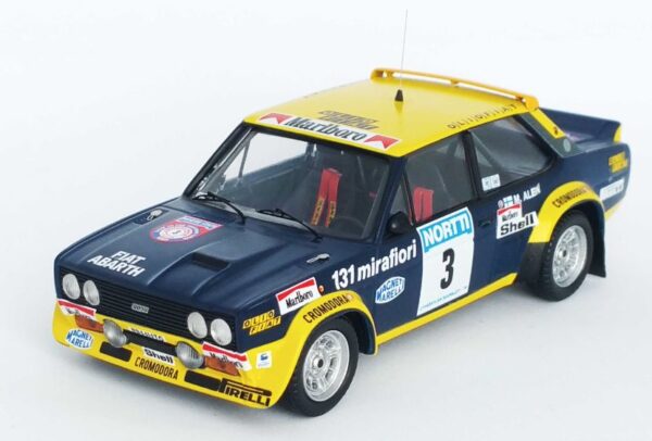 Trofeu - 1:43 Fiat 131 Abarth 1st 1000 Lakes Rally 1976 Markku Alen Ilkka Kivimaki