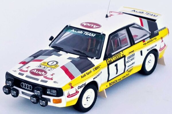Trofeu - 1:43 Audi Sport Quattro Rally of 1000 Lakes 1984 #1 Hannu Mikkola/Arne Hertz